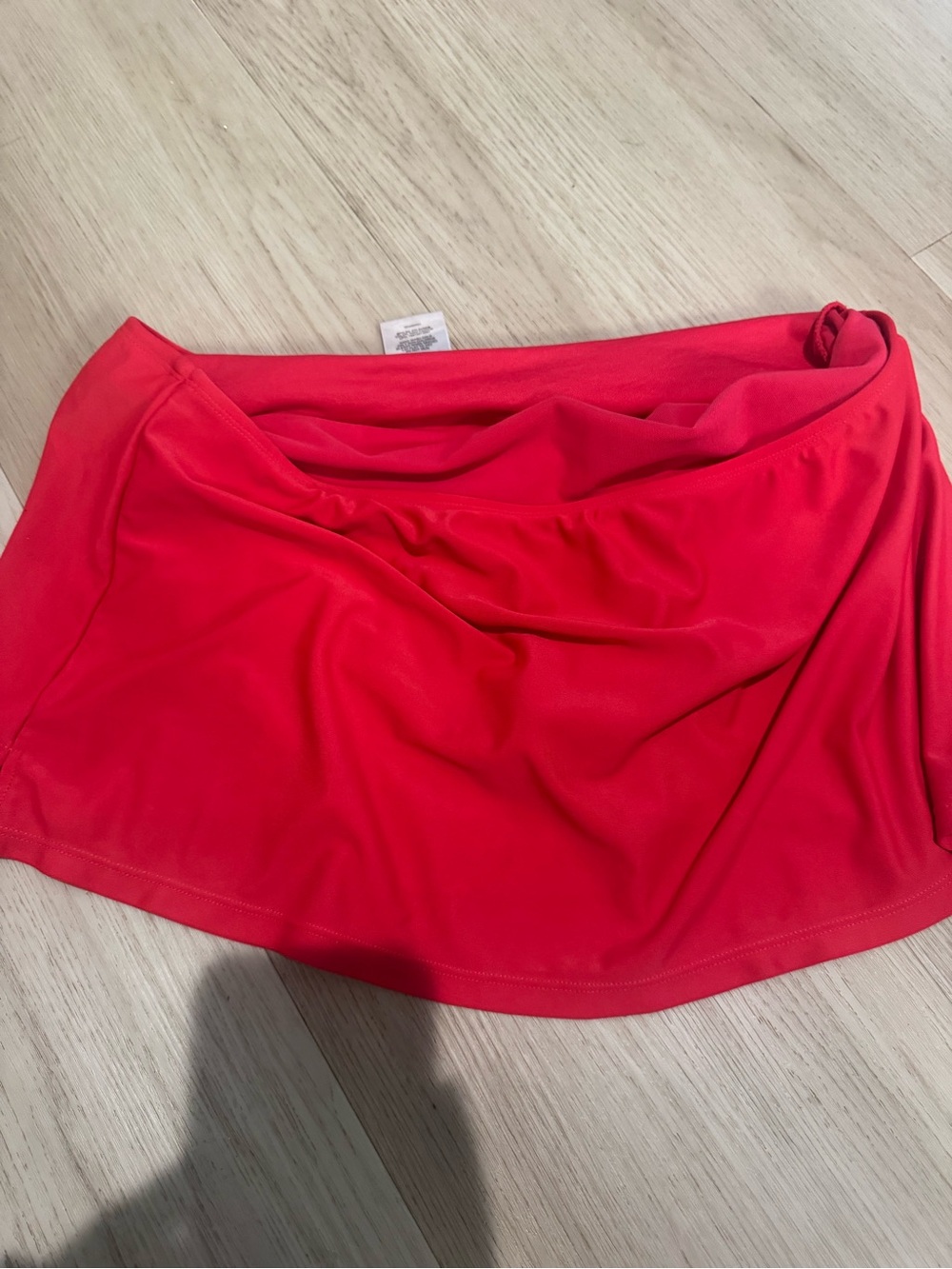 Catalina Red Swim Skirt Cover-Up